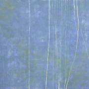 Tracey Adams - Teach Us to Sit Still, 32×60, encaustic and oil on panel, 2017