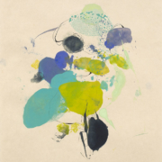 Tracey Adams - Ambedo 3, encaustic and ink on Shikoku, 25.25×18.50, 2023